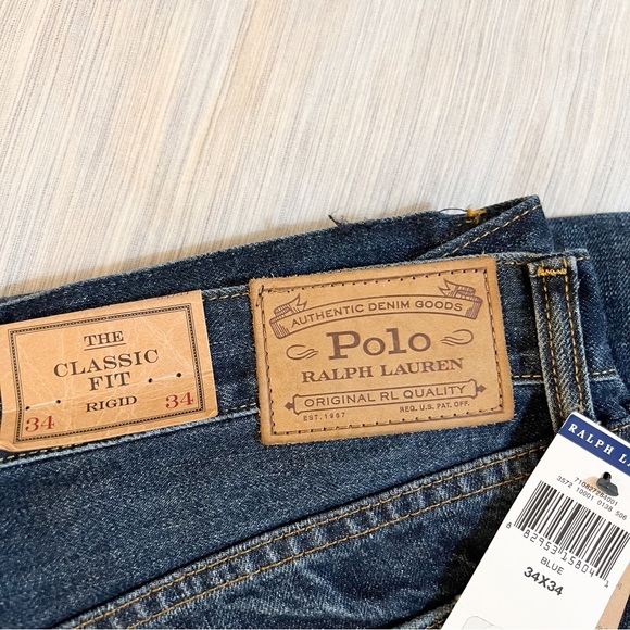 Polo Ralph Lauren Classic Fit Rigid Jeans-Distressed - Picture 14 of 15